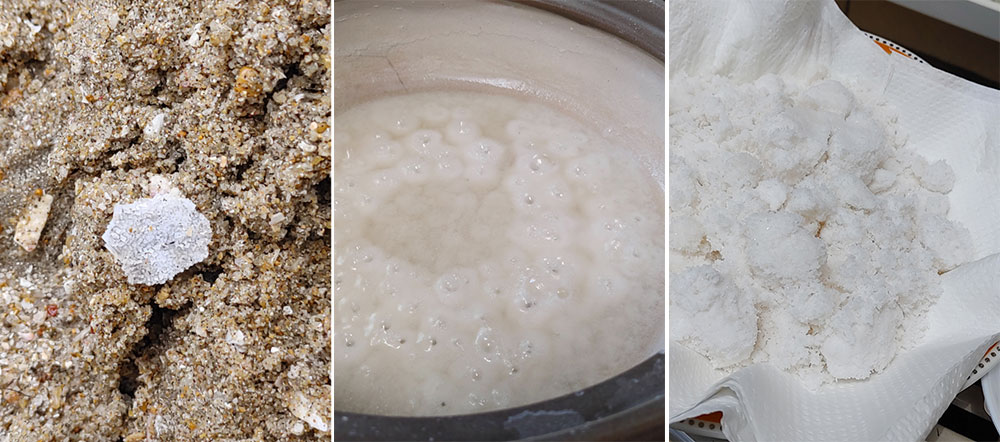 蒲郡市で塩づくりする方がいらっしゃいました。